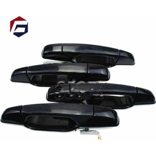 4PCS Black Exterior Door Handle 20828237 For Chevrolet Silverado GMC 2007-2014
