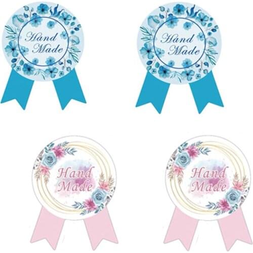 Free shipping 800pcs/lot DIY Vintage Handmade Packaging Seals Sticker Wedding Birthday Gifts Decoration Labels