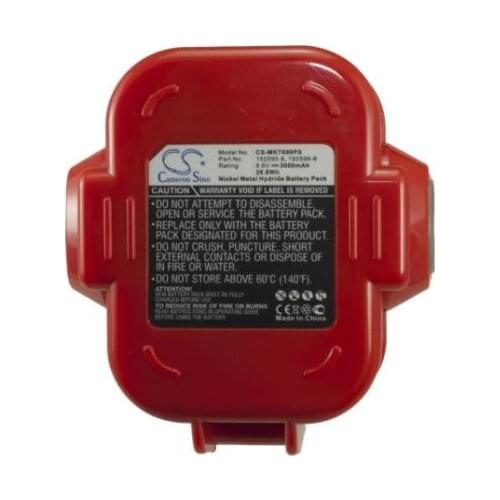 Cameron Sino 3000mAh battery for MAKITA 6207D 6207DWDE 6222D 6222DE 6222DWE 6226D 6226DW 6226DWBE 6226DWE 6260D 6260DWE