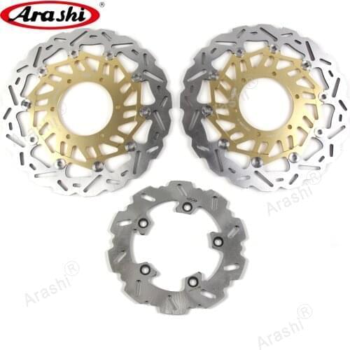 Arashi 1 Set Motor CNC Front Rear Brake Disc Brake Rotors For SUZUKI GSX-R 1000 R / ABS GSXR1000R GSXR-R1000 2017 2018 2019