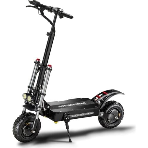 Free Shipping 11 Inch 60V5400W Electric Scooter adult High Speed Off-Road Dual Drive Folding Electric Vehicle