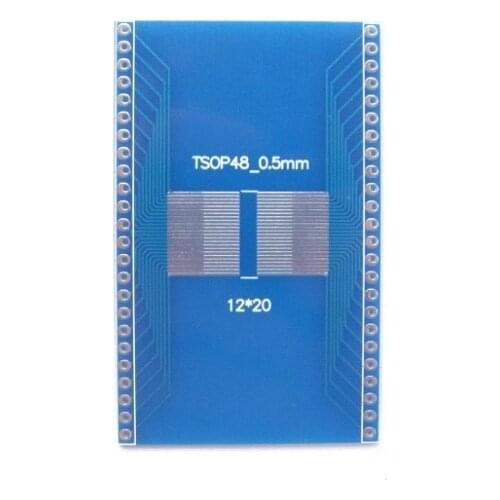 Free Shipping TSOP48 turn DIP48 0.5mm pitch adapter plate