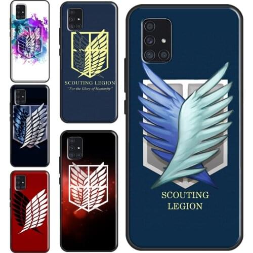 Attack On Titan Scouting Legion Quote Case For Samsung A12 A32 A42 A52 A72 A10 A20S A40 A70 A50 A21S A20e A11 A31 A41 A51 A71