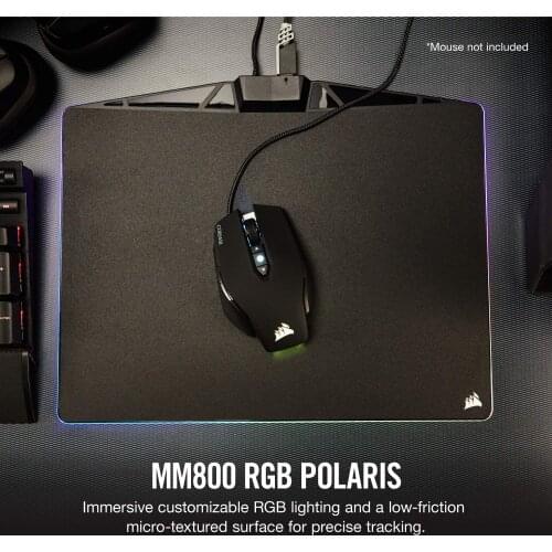 Corsair Gaming™ MM800 RGB POLARIS Mouse Pad (400mm x 340mm x 35mm)