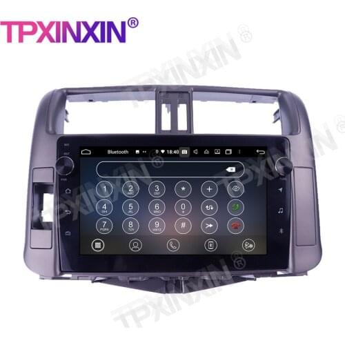 For Toyota Prado 2010-2013 Touch Screen 4+128G Android 10.0 GPS IPS Car Multimedia Tesla Player Headunit Audio Radio Navigtion