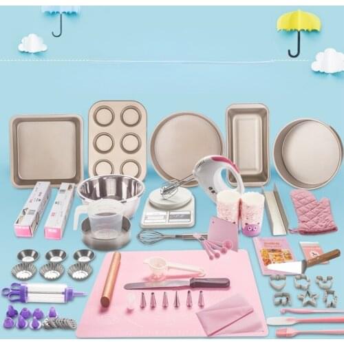 Organizer Full Set Cake Tools Kitchen Spatulas Pizza Cake Baking Mold Pastry Tools Metal Molde De Hornear Baking Supplies 60AA01