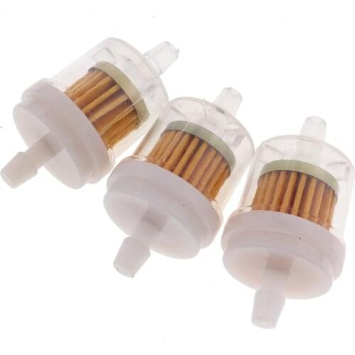 3Pcs/lot Oil Filter Petrol Gas Gasoline Liquid Fuel Filter for Car Dirt Pocket Bike Scooter Motorcycle Motorbike Motor