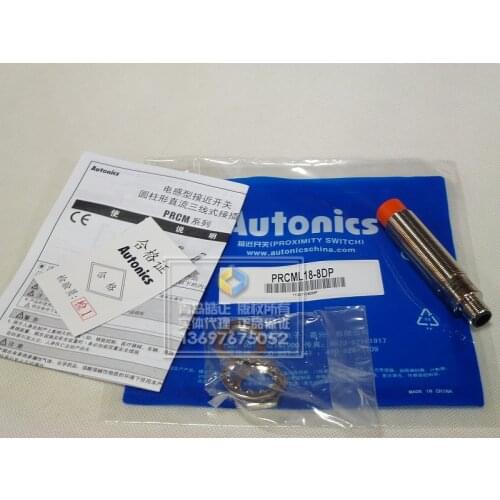 [Original authentic] Autonics plug-in proximity switch PRCML18-8DP three-line PNP normally open