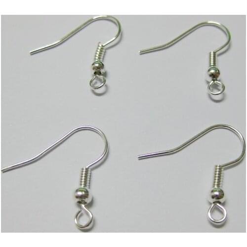 200 SP Earring Fish Hook Coil Earwire Ear Wire