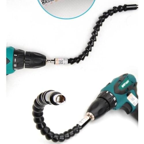 Free shipping!Special electric screwdriver extension rod can be bent screwdriver universal rod adapter rod extension rod