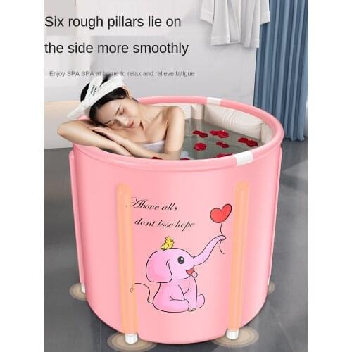 Bath Barrel Adult Folding Heating Bath Bath Bucket Household Bidet Full Body Bath Bucket Bathtub Adult Artifact