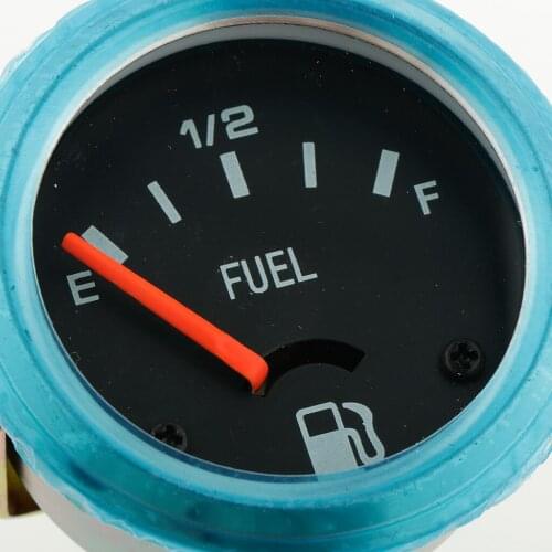 2'' / 52mm Mechanical Car Fuel Level Gauge Without Sensor E-1/2-F 12V DC