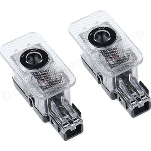 2X Car Door Welcome Light For Volvo Rdesign XC60 V60 S60 XC90 V40 S80 S60L S80L LED Emblem Projector Lamp Decor Accessories