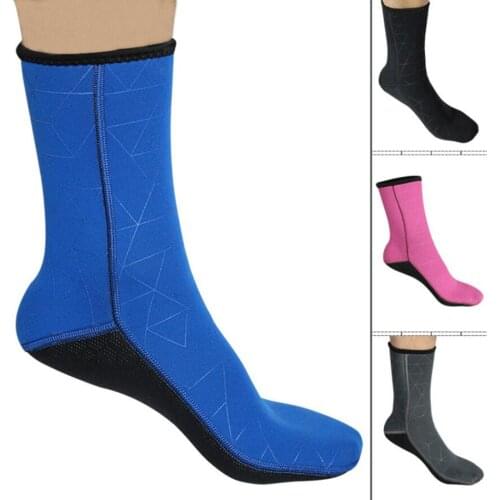 3mm Nylon Wetsuit Socks Kayaking Surfing Diving Scuba Swim Sox Boots Men Women