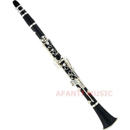 Afanti Music Falling Tune B / Hard Rubber / Nickel button Clarinet