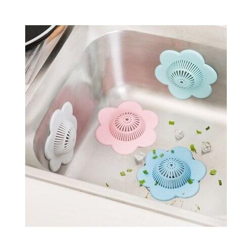 Bathroom Sink Filter Soft Silicon Anti-blocking Floor Drain Hair Stopper Catcher Kitchen Bathroom Accessories