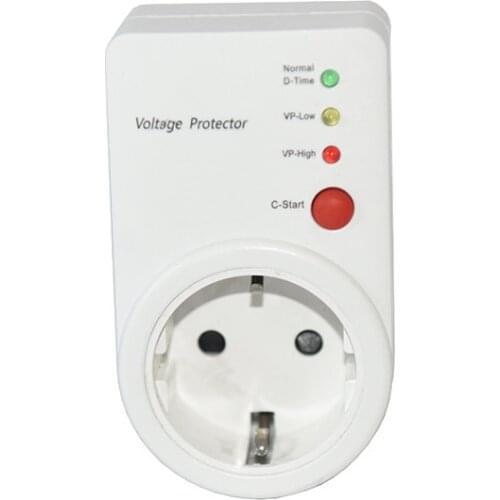 Automatic Voltage Switcher AVS 16A 220V Power Surge Protector Protector EU Plug Socket type Voltage Safe Refrigerator Protector