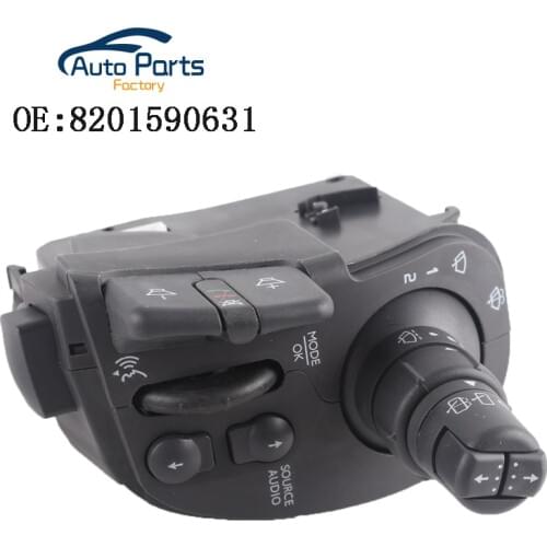 Car Accessories Radio & Wipers Steering Column Combination Switch For RENAULT CLIO III MODUS KANGOO OEM 8201590631