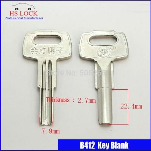 B412 House Home Door Key blanks Locksmith Supplies Blank Keys