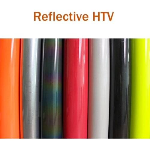 Free shipping 1 sheet 25cmx100cm Reflective Heat Transfer Vinyl Hologram PVC Press Tshirt Iron On HTV Printing