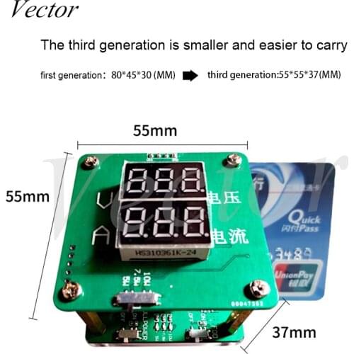 Wireless Charger Aging Tester, Fast Charge 5W7.5W10W Receiver Power Meter Tester Jig Qi