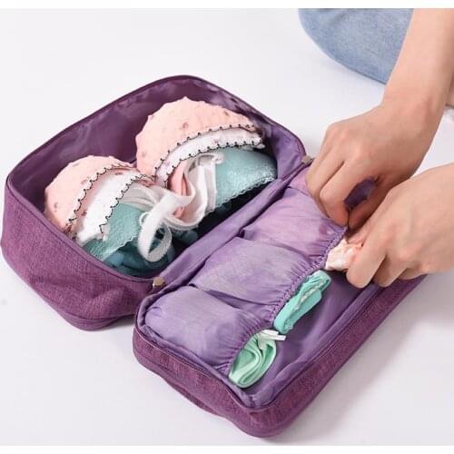 Bra Underware Drawer Organizers Travel Storage Dividers Box Bag Socks Briefs Cloth Case Clothing Wardrobe Accessories Supplies