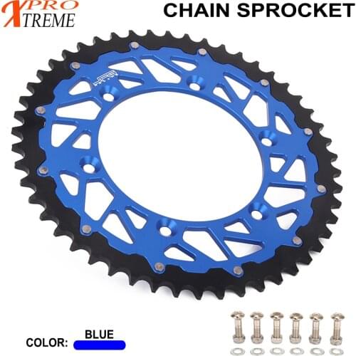 Chain Rear Sprocket 44 46 47T 48T 49T 50T 51T 52T For YAMAHA YZ125 YZ250 YZ 125 250 TTR230 WRF YZ250F YZ400F YZ450F YZF 426 450