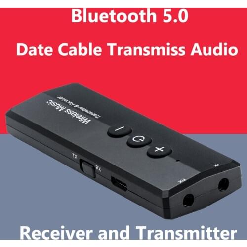 HEVARAL Bluetooth 5.0 Adapter Wireless Dongle Transmitter And Receiver Wireless Adapter For PC TV With 3.5MM AUX Stereo Music