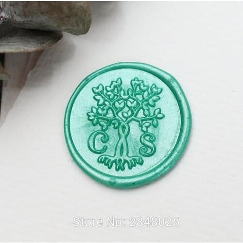 Custom Rustic Floral Two initials Wax Seal Stamp,Custom Wax Seal Stamp Kit,personalised wedding invitation seals,wedding gift