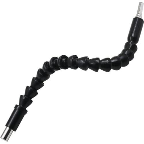 Car Repair Tools Black 295mm Flexible Shaft Bits Extention Screwdriver Bit Holder Connect Link Electronics Drill 1/4" Hex Shank