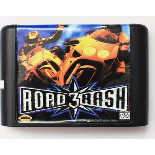 Road Rash 3 16 bit MD Game Card For Sega Mega Drive For Genesis