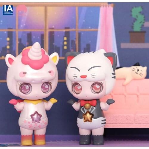 Cute Toy Genuine Baby Cute Pet Series Blind Random box Trend Kid doll Christmas Gift Computer Desktop Decoration