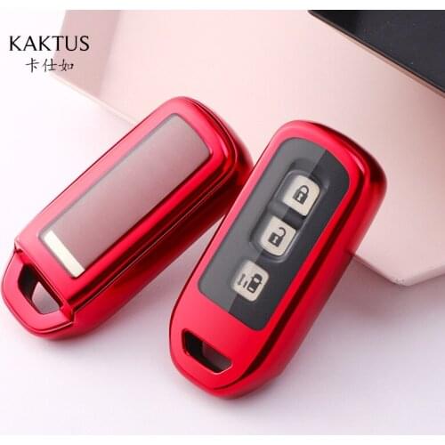 Soft TPU Key Case Key Cover for Honda N-BOX N-ONE N-WGN N-VAN Custom Wgn Custom Shop 2 3 4 Button Shell
