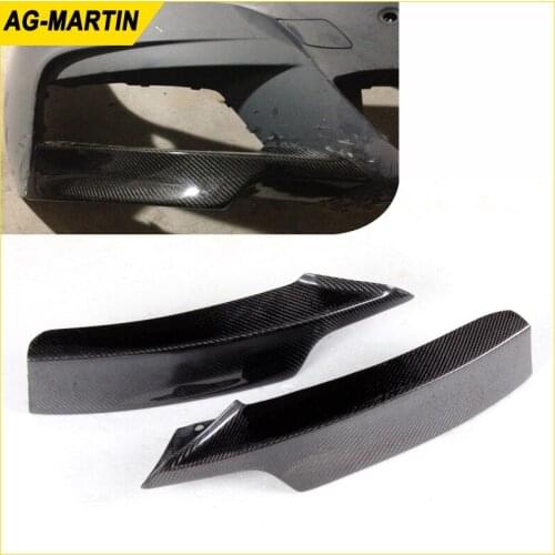 Carbon fiber front bumper lip front end chin aprons car front bumper splitters for BMW 3 series F30 F35 M-performance 2013