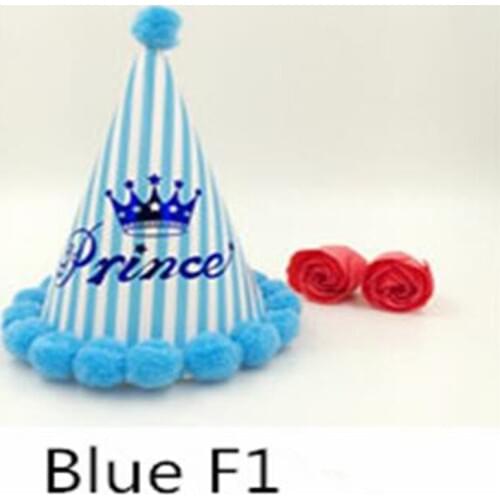 Baby boy first birthday party cap decoration Birthday Cap Christmas Birthday Party Decorations Kids Christmas Decorations
