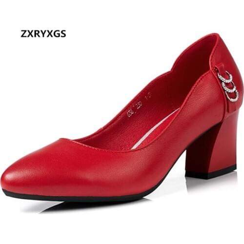 Newest Rhinestone Pointed Shoes Woman Shallow Mouth Genuine Leather Shoes Women Shoes Elegant Fashion Banquet wedding High Heels