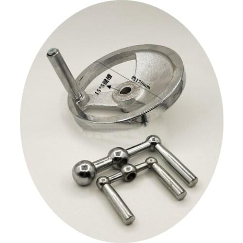 1 PC Machine Tool Accessories 6132 40 Lathe Accessories Hand Wheel Small Middle Pallet Handle Large Cast Iron Wheel