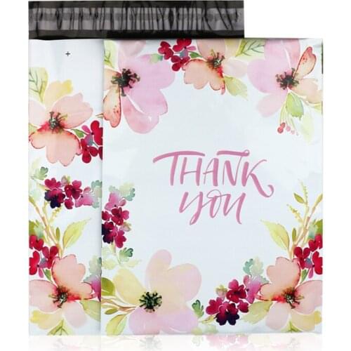 100Pcs 10x13 Inch Poly Mailer Thank You Shipping Bags Waterproof Packaging Bags Plastic Envelope Self Sealing Courier Bag