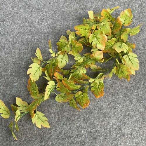 2pcs/70cm,Artificial Plastic aLaurel turtle leaf vine,Simulation green plant false grass wall hanging Weddiing Party decoration