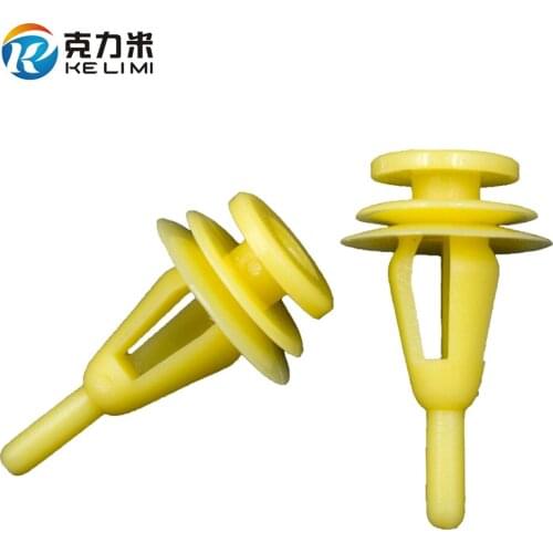 30Pcs Door Trim Panel Garnish Retainer Clip Rivet Yellow For Toyota Fastener
