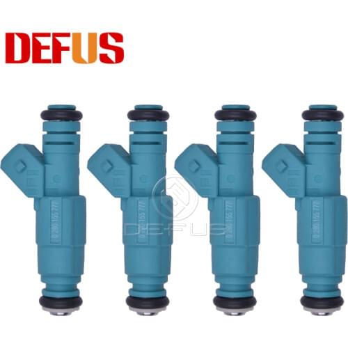 DEFUS 4pcs Fuel Injector For Holden Commodore Statesman VQ VP VR VS VT VU VX VY V6 3.8L 0280155777 Nozzel Injection Fuel System
