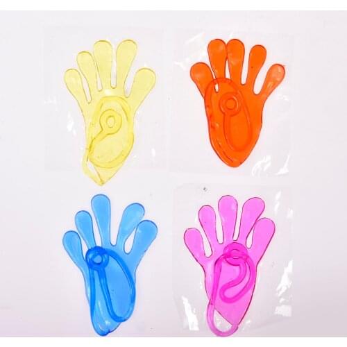 5/10Pcs Sticky Palm Party Wall Hanging Toys Elastic Stretch Sticky Palm Novelty Prizes Birthday Christmas Gifts Childrens Toys