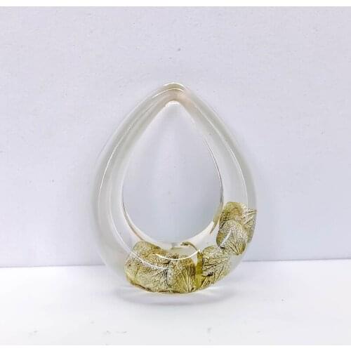 Acrylic Waterdrop Shape Eardrop Earring Accessories Pendant Necklace Charms Jewelry Finding Diy Handmade Material 6pcs