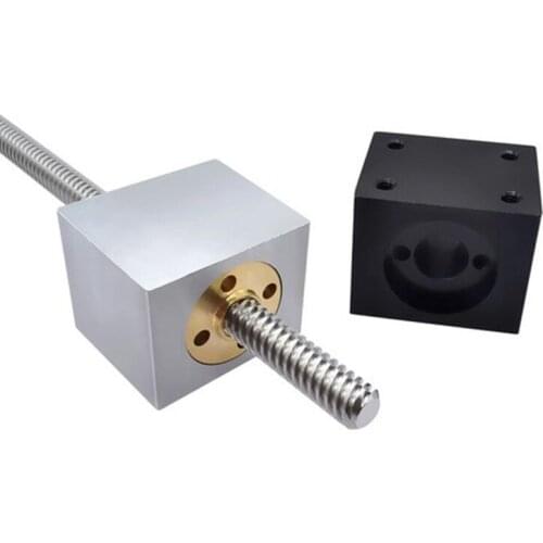 Aluminium Trapezoidal Nut Block Bracket Housing T8 Lead Screw Rod CNC 3D Printer