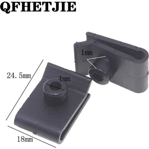 Car Fastening Clip Fender Lining Piece Black Fast Wire Nail Seat 100 Piece YT-1297 Car Repair Parts for Toyota