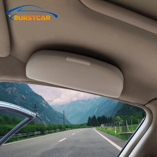 Xburstcar for Volvo S60 S90 XC90 S80L XC60 V60 V40 Car Sunglasses Box Case Interior Refitting Glasses Case Accessories