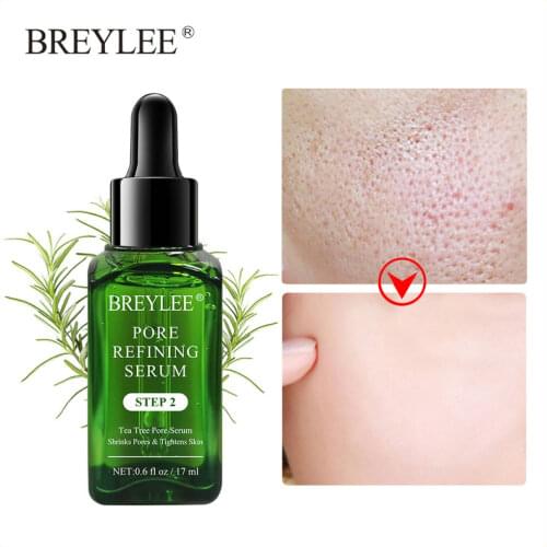 BREYLEE Black Mask Blackhead Remover Serum Anti-aging Shrink Pore Acne Treatment Face Sheet Mask Moisturizing Essence Skin Care