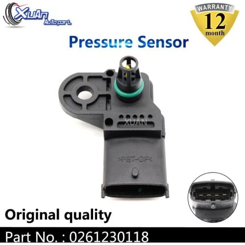 XUAN 0261230118 Boot Manifold Pressure MAP Sensor For MITSUBISHI CEDIA GALANT MIRAGE COLT LANCER SMART FORFOUR 1.1 1.3 1.5