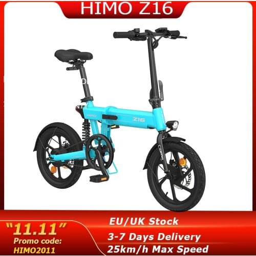 HIMO Z16 Electric Bike 16inche Floding Ebike 250W City Bike Max Speed 25km/h Electric Bicycle Removable Battery City E-Bike Men