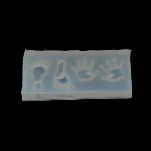 Jewelry Mold Cartoon Hand And Foot Shape Resin Silicone Mould Handmade Tool DIY Epoxy Resin Molds